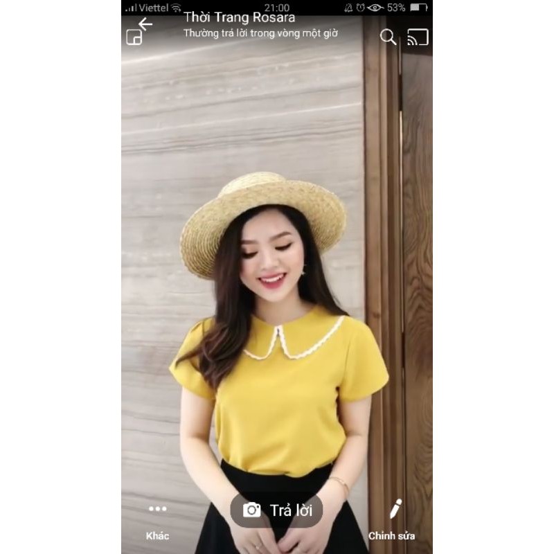 (Thanh lý) áo sơ mi của Rosara