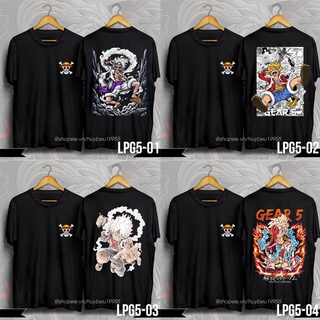 Áo thun One piece Luffy Gear 5, áo phông onepiece luffy JOY BOY gear5 chất liệu cotton thoáng mát