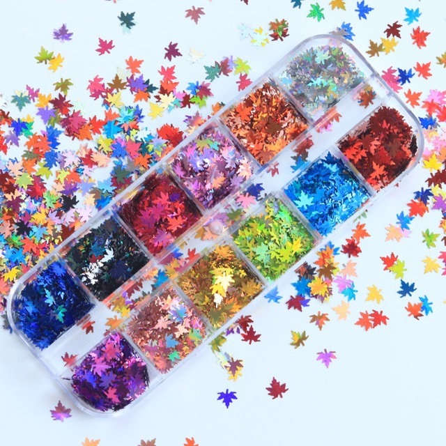 Kim Tuyến ẩn bướm🦋 và lá thu  nhủ vải cá chuyên làm nail móng tay