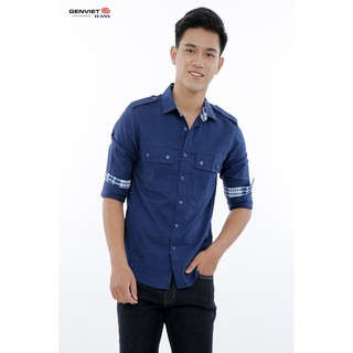 Áo sơ mi nam dài tay D3121C542 - GENVIET