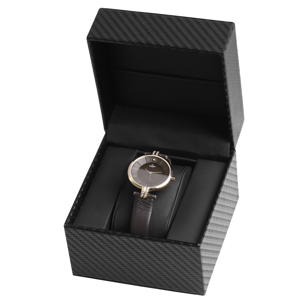 Đồng hồ nữ chính hãng SR WATCH Classy SL7542.6103 mặt kính Sapphire Glass chống trầy, dây da dành riêng cho phái đẹp