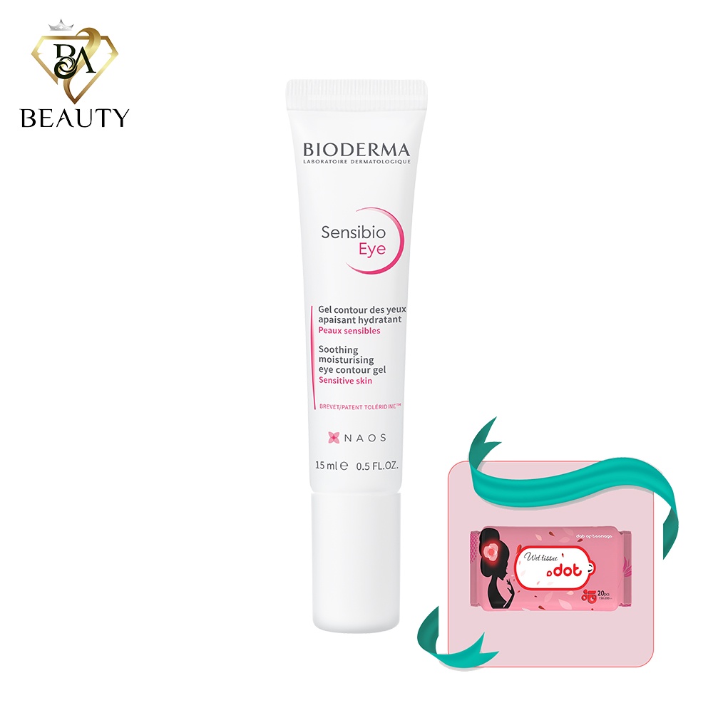 Kem dưỡng ẩm giảm bọng mắt Bioderma Sensibio Eye - 15ml - 3335