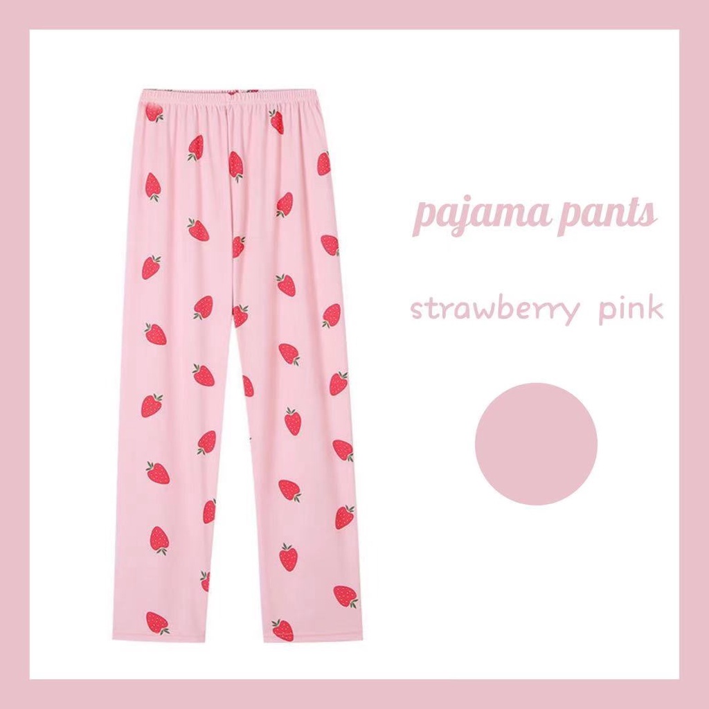 Quần ngủ lưng cao kiểu dáng rộng rãi vừa vặn họa tiết dễ thương cỡ lớn thời trang mùa thu và mùa xuân dành cho nữ | BigBuy360 - bigbuy360.vn