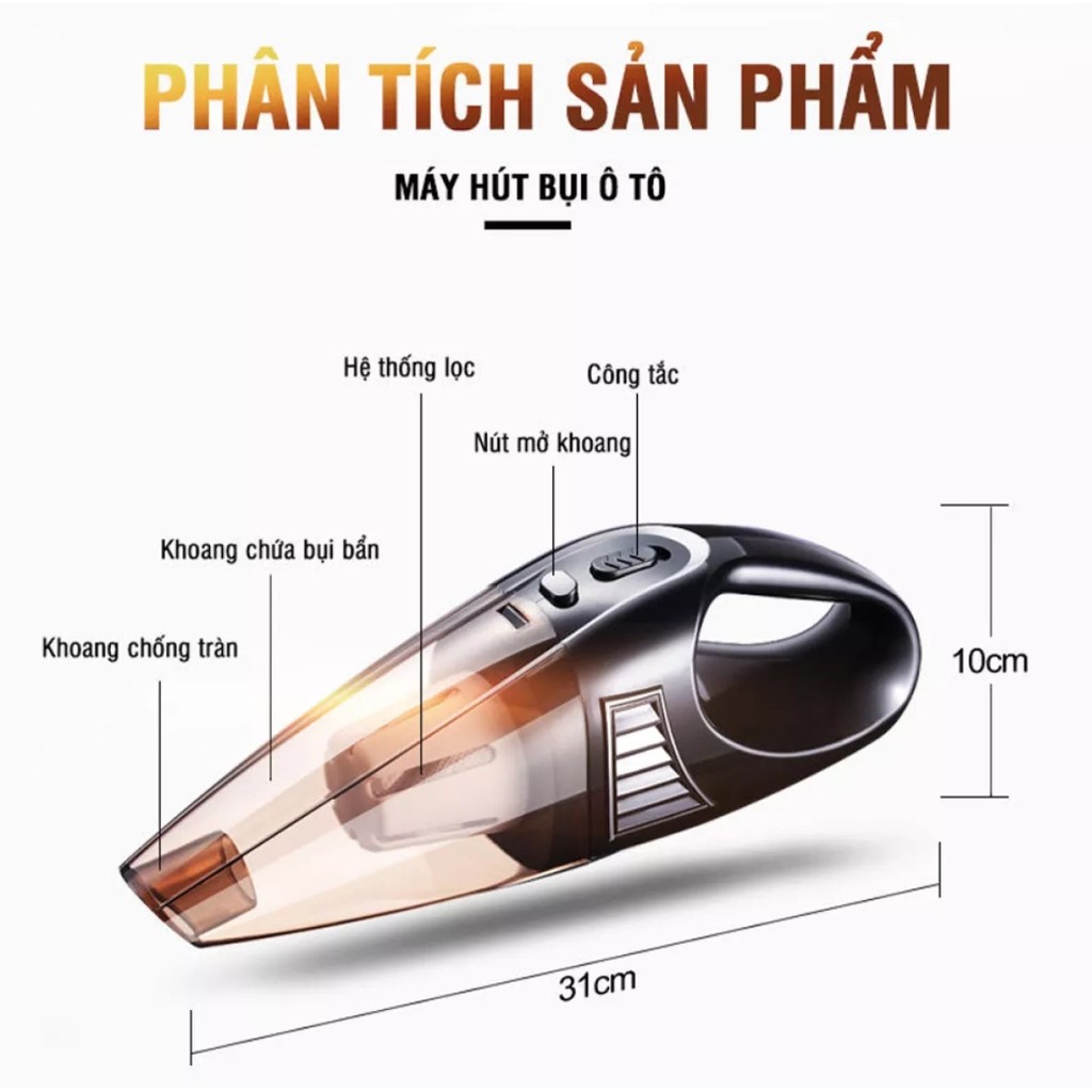 Máy hút bụi xe hơi, máy hút bụi đa năng (thanh lý)