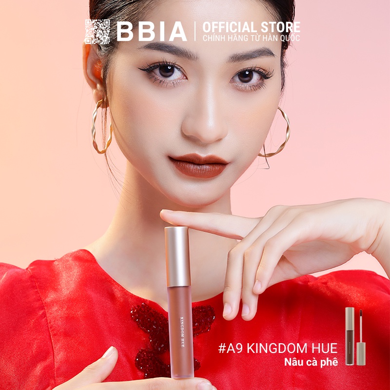 Son Kem Lì Bbia Last Velvet Lip Tint Asia Edition Version 2 - A9 Kingdom Hue- Bbia Official Store