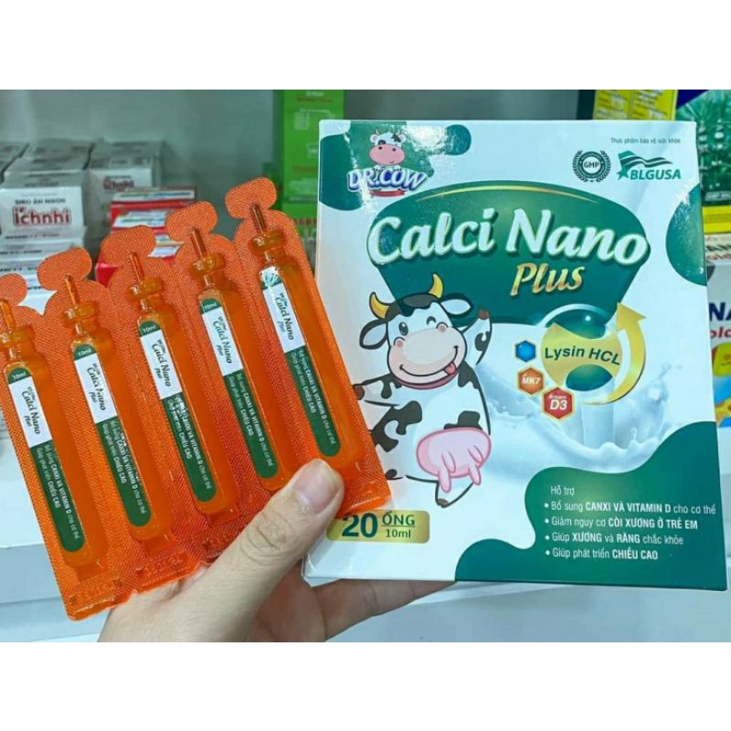 (CHÍNH HÃNG)Dr.cow calci Nano Plus bổ sung canxi cho bé giúp bé phát triển chống còi xương suy dinh dưỡng