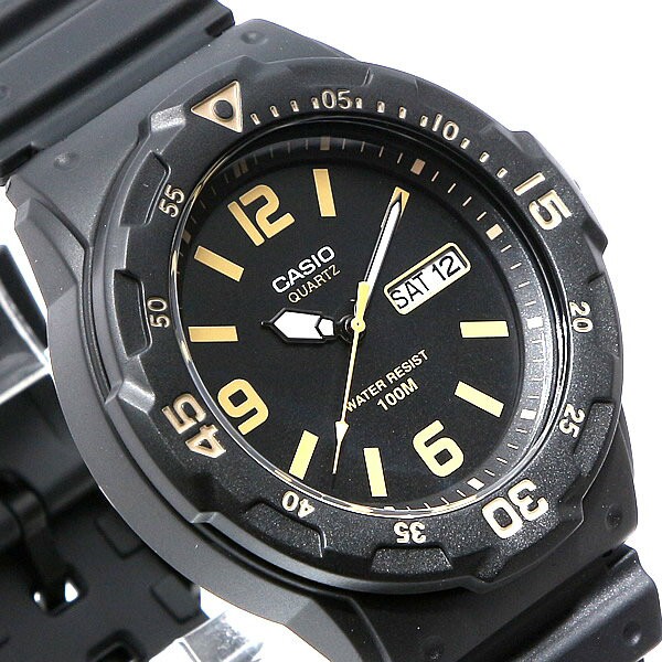 Đồng hồ nam dây nhựa Casio chính hãng Anh Khuê MRW-200H-1B3VDF (44mm)