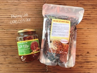 Trà gạo lứt huyết rồng