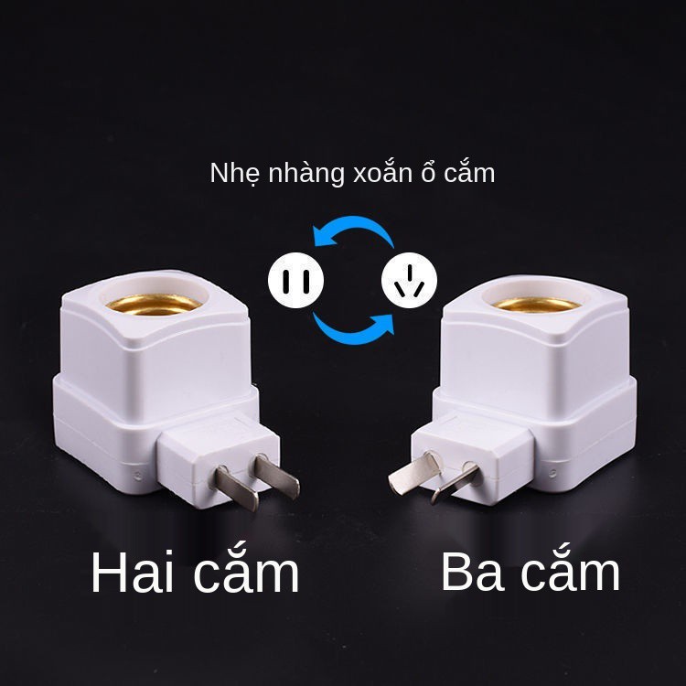 ổ cắm Đèn LED có công tắc vào bóng siêu sáng phòng tắm cầu thang nhà để xe cảm ứng tự động cơ thể con người Lig