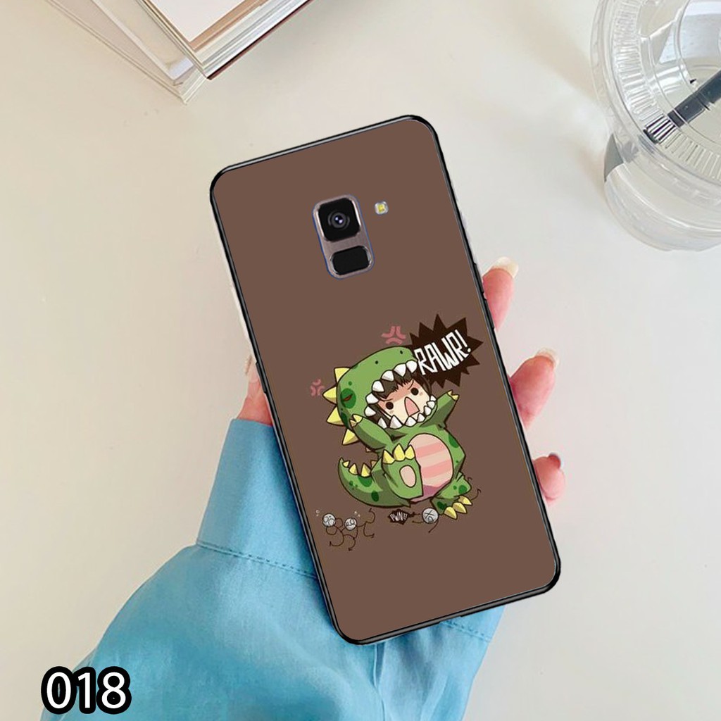 Ốp lưng Samsung A6 2018/A6 Plus/A8 2018/A8 Plus in hình  Dino Cute siêu đẹp, độc, lạ_KINGSTORE.HN_Ốp SS A6/A6P/A8/A8P
