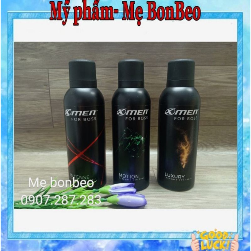 Xịt khử mùi XMEN for boss 150ml