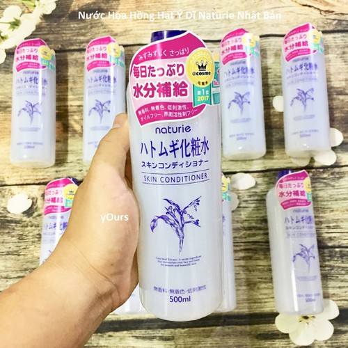[CHÍNH HÃNG] Nước hoa hồng Ý DĨ Naturie Hatomugi Skin Conditioner Nhật Bản dưỡng trắng da 500ml | BigBuy360 - bigbuy360.vn