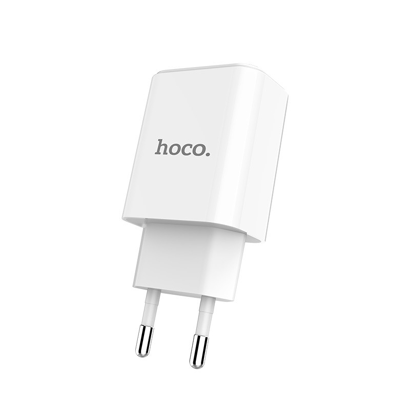 Củ sạc nhanh 2 cổng Hoco C62A sạc nhanh 2.1A,vật liệu PC chống cháy,sạc nhanh iphone/android