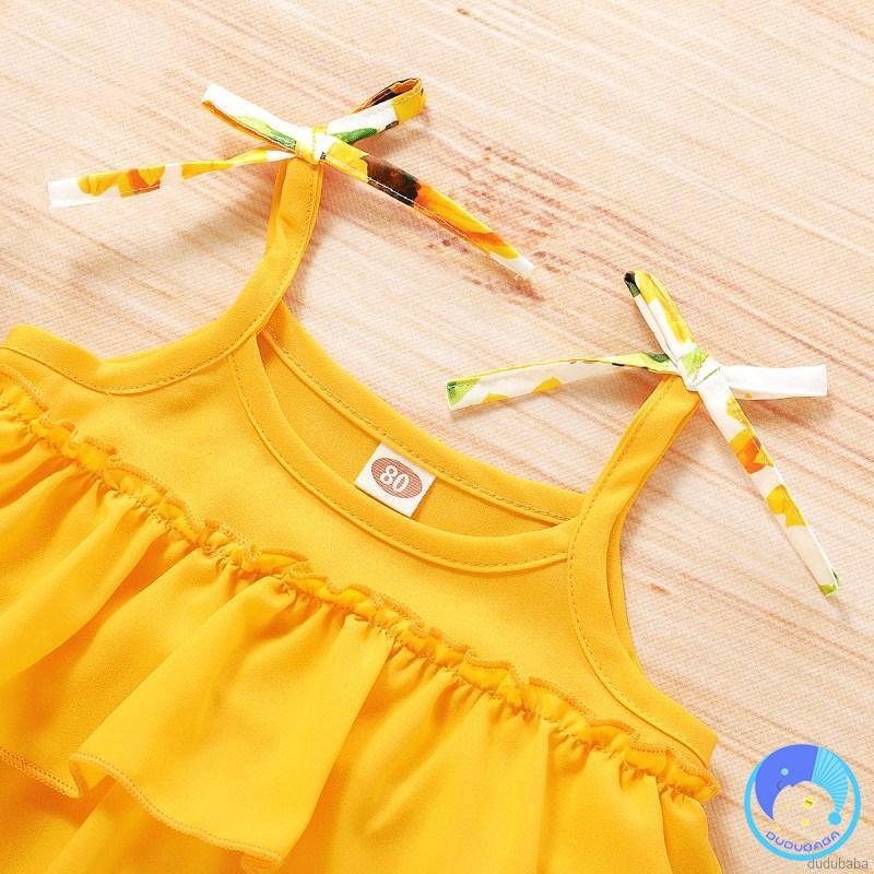 Set Áo Kiểu Phối Quần Short Đáng Yêu Cho Bé Gái
