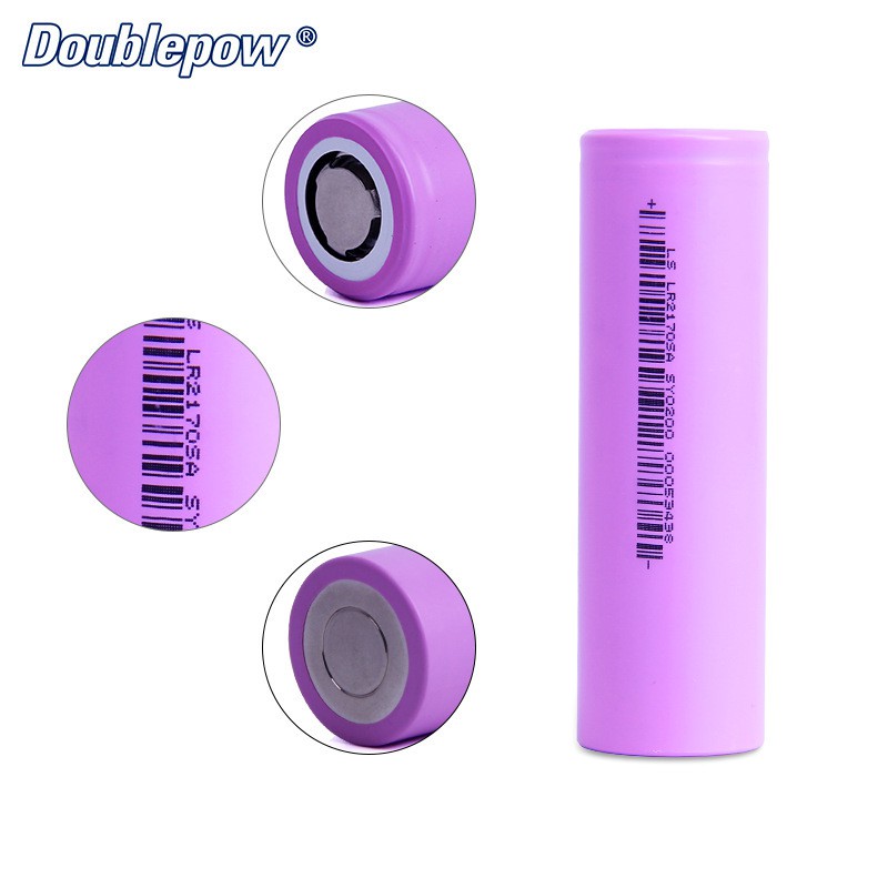 Pin sạc Lithium 21700 Doublepow 4000mAh 3.7V (Hàng chính hãng) Pin Cho Đèn Pin Led Công Suất Cao