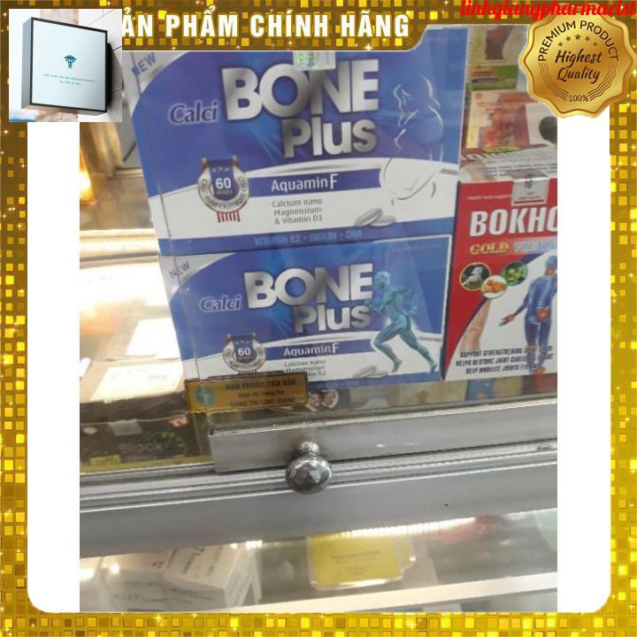 (toa bác sĩ)thực phẩm hỗ trợ xương khớp viên uống calci BONE PLUS hộp 60v(bổ sung calci)