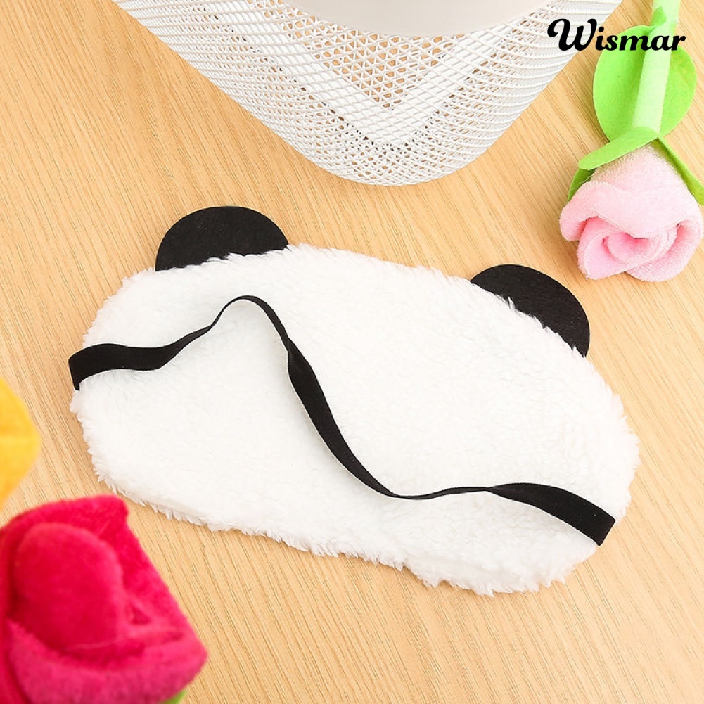 [Hàng mới về] Mặt nạ che mắt ngủ hình gấu trúc ngồi bông dễ thương | BigBuy360 - bigbuy360.vn