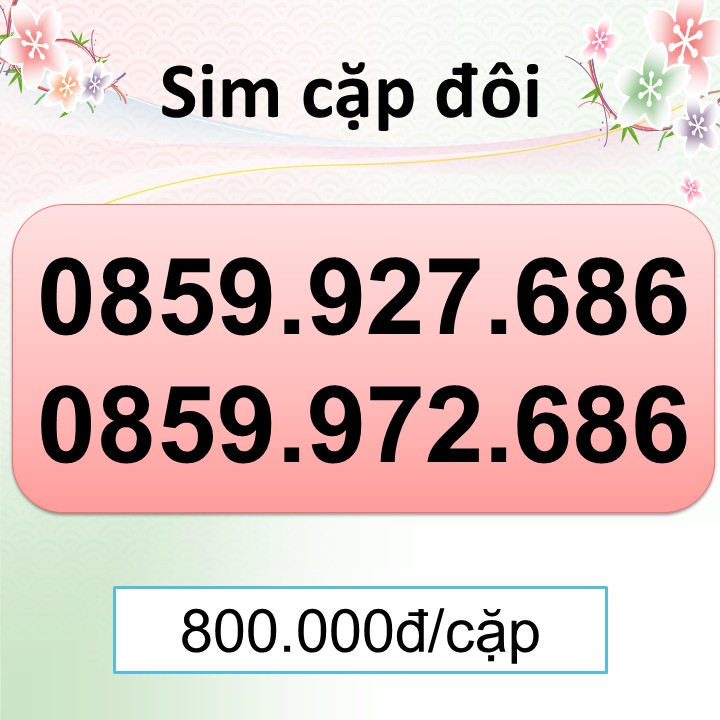 Sim cặp đôi sim tình nhân