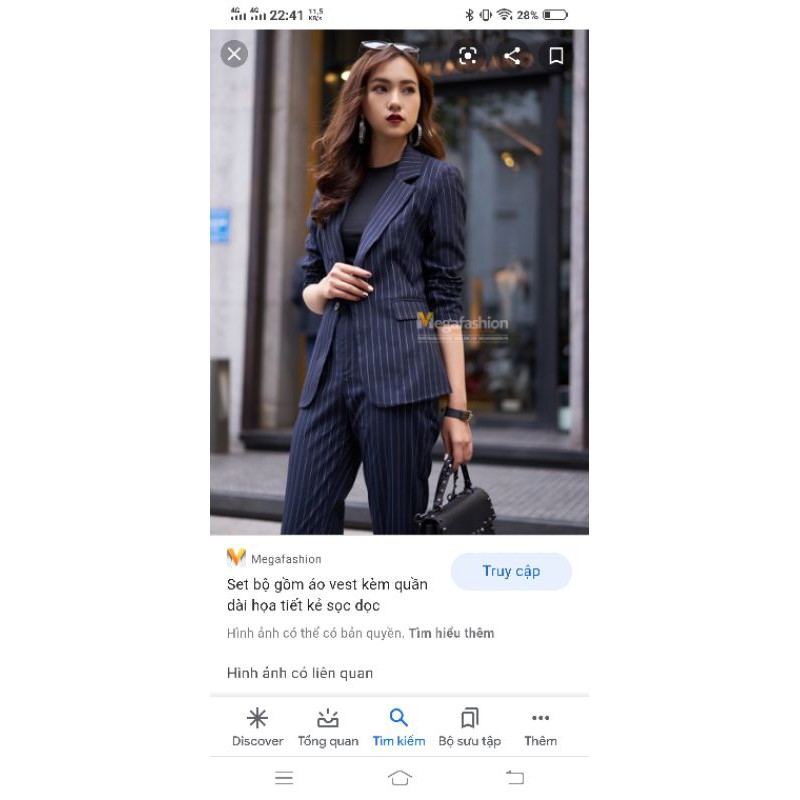 VEST CÔMG SỞ SỌC (KÈM ẢNH THẬT)