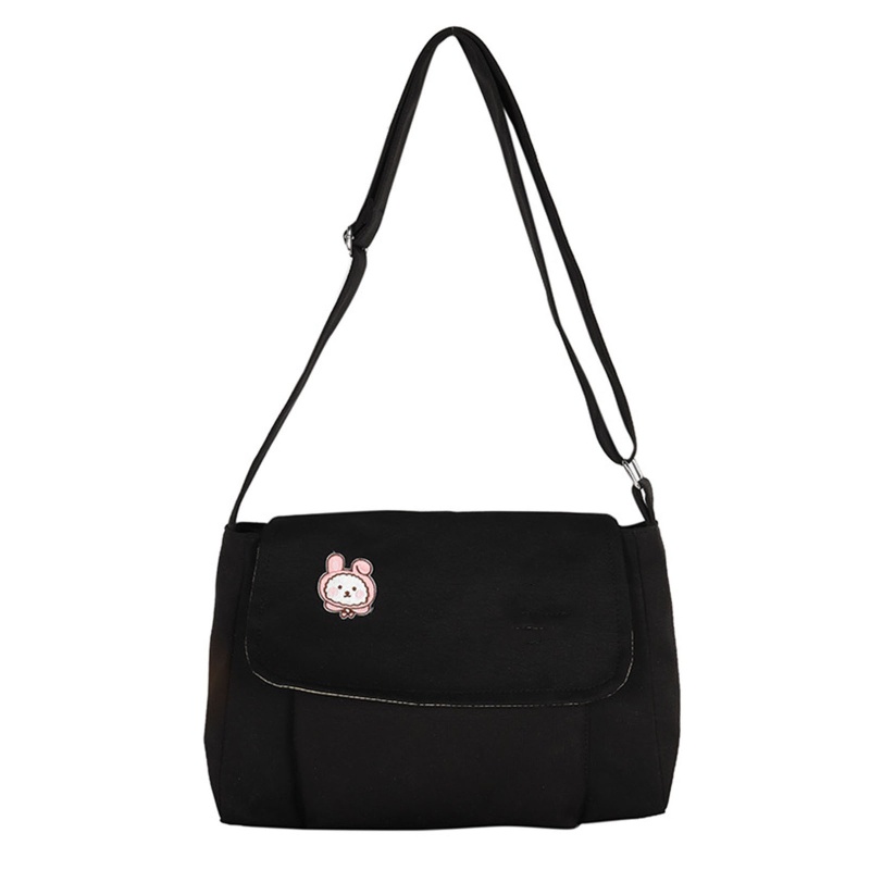 Túi Đeo Chéo Canvas Màu Sắc Xinh Xắn Cho Nữ