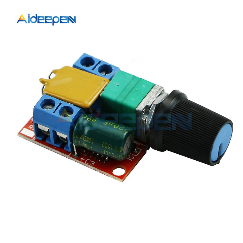 Bảng mạch điều khiển tốc độ động cơ Dc 3v-35v 5a Dc Pwm 6v 12v 24v Dc