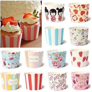 Lốc 50 cốc giấy cupcakes, ly giấy Cupcakes