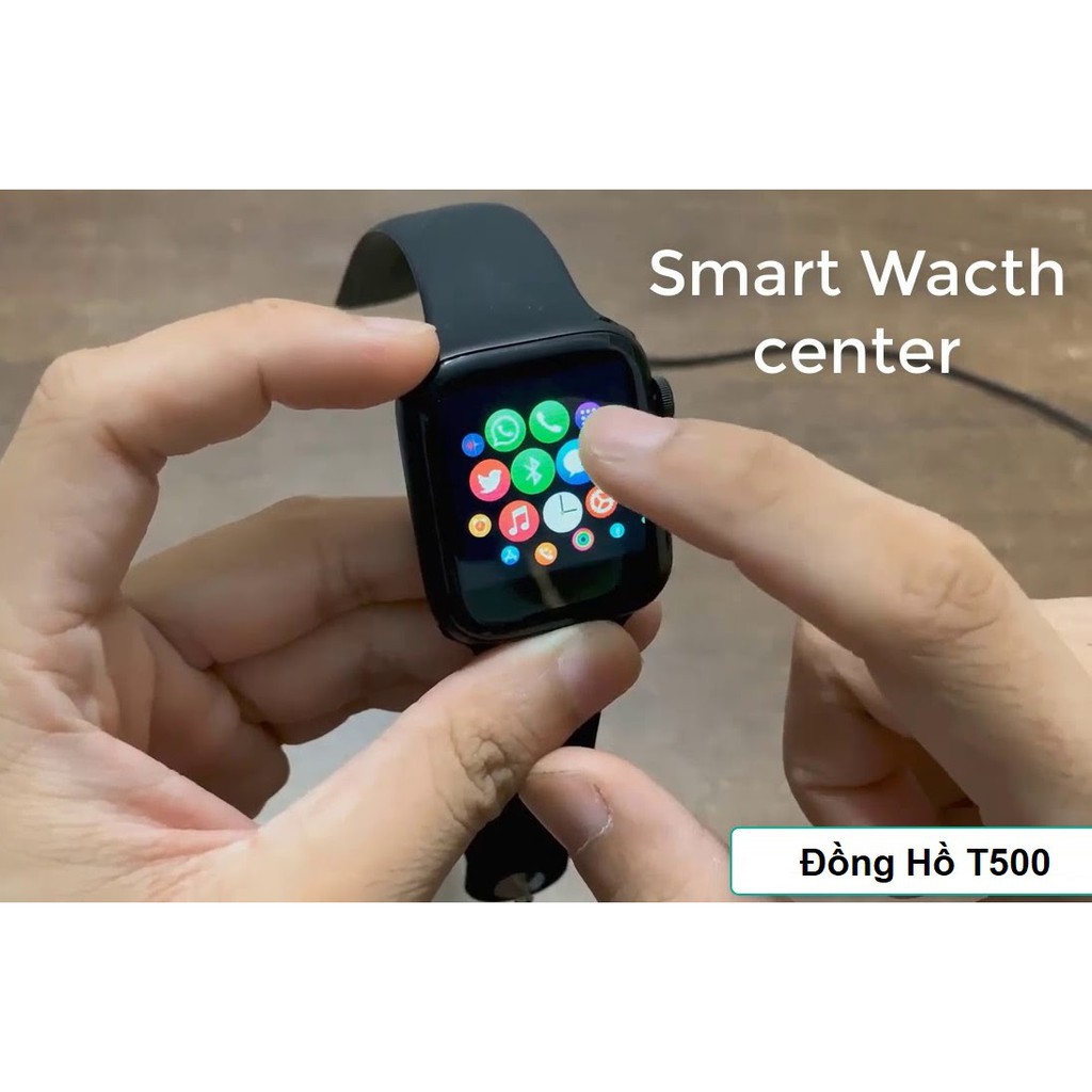 Đồng Hồ Thông Minh SmartWatch T500 - Theo Dõi Sức Khỏe - Nghe Gọi - Chống Nước IP67 - Thay Dây Chung Với AppleWatch 44mm
