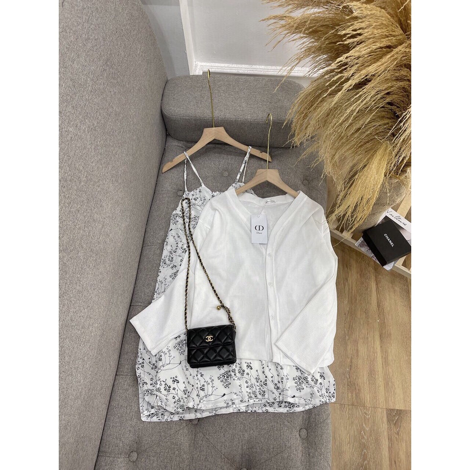 Sét Đồ Nữ,Sét Áo Tăm Kèm Váy Hoa Hai Dây Tơ Lụa Siêu Ku Te | BigBuy360 - bigbuy360.vn