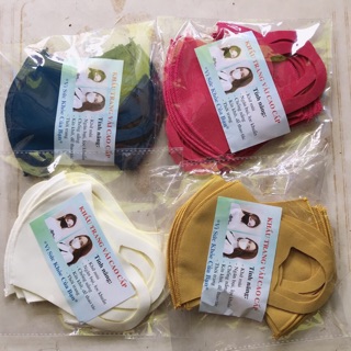 COMBO 10 KHẨU TRANG Vải Poly 2 Da Xịn Xò Em Bé Cao Cấp,Không Thấm Nước