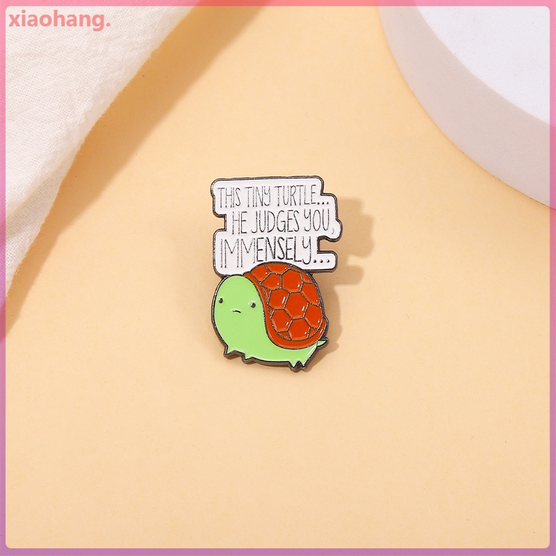 Trâm Cài Áo Tráng Men Hình Rùa Hoạt Hình Dễ Thương Làm Quà Tặng Cho Bạn Bè