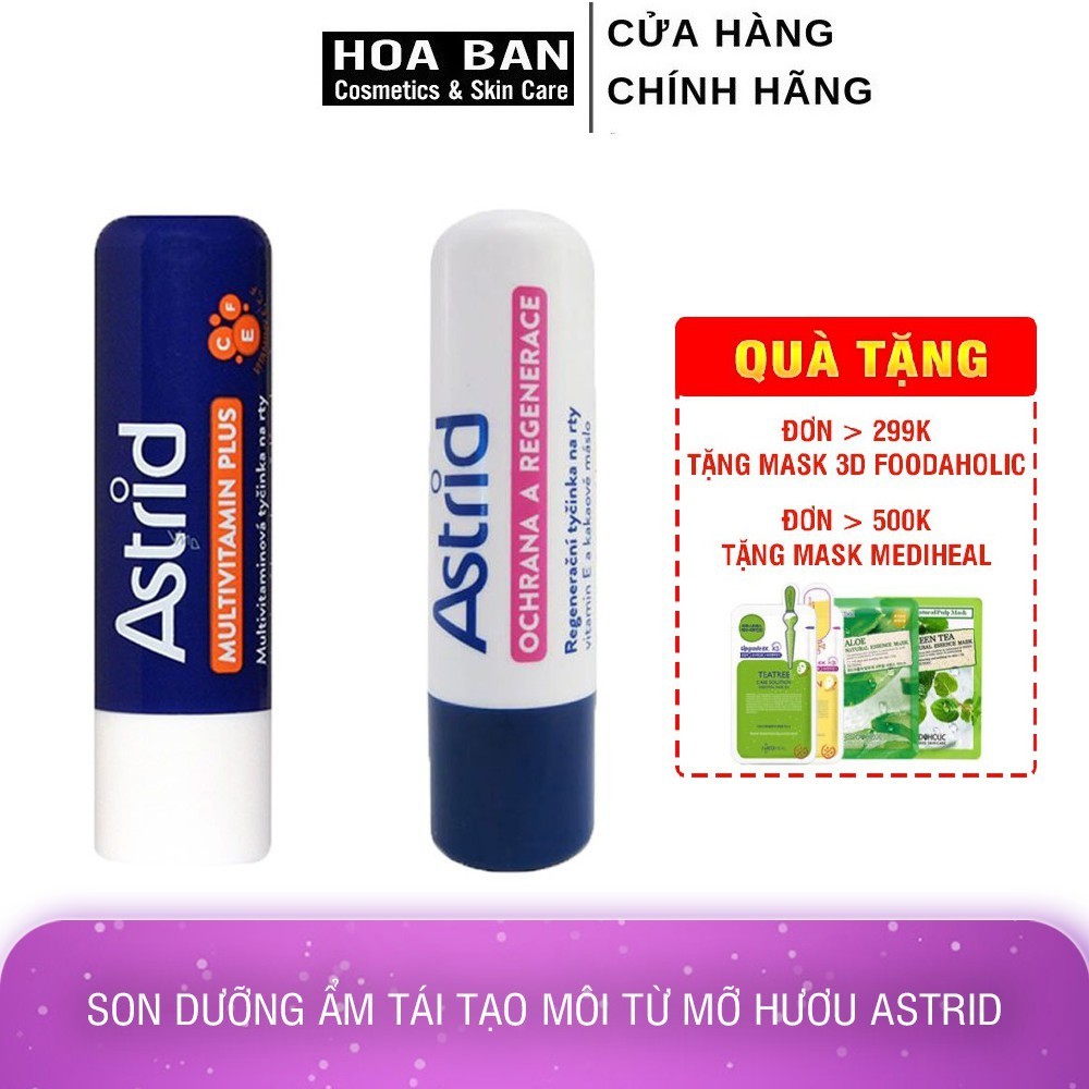 Son Dưỡng Ẩm Tái Tạo Môi Từ Mỡ Hươu Astrid To 4,8g