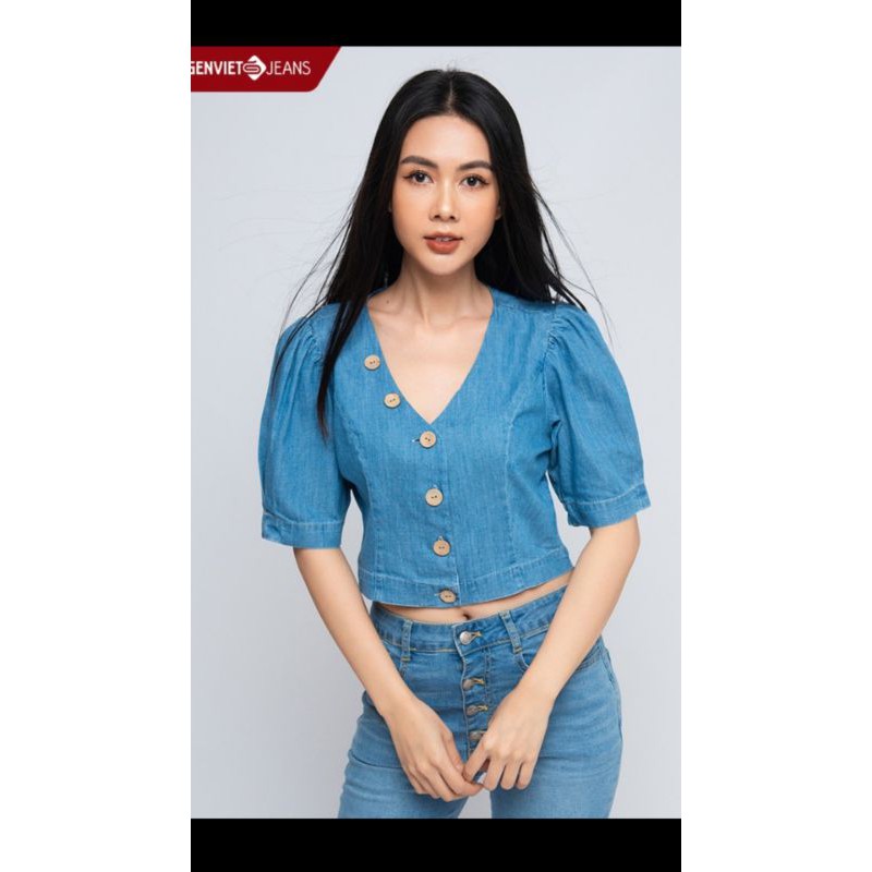 Áo Jean Genviet size M thanh lý