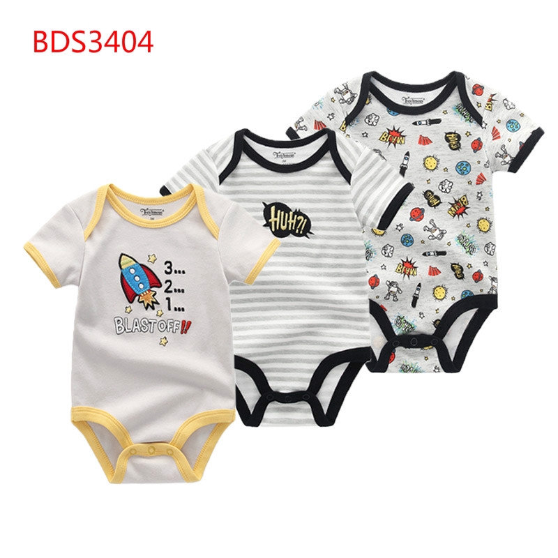 NEW Set Áo Liền Quần 100% Cotton Cho Bé