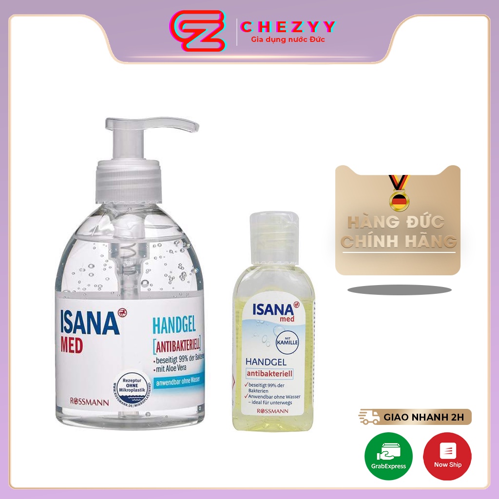 Gel rửa tay khô ISANA Med kháng khuẩn 99,99% | BigBuy360 - bigbuy360.vn