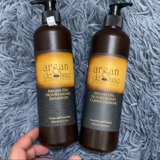 CẶP DẦU GỘI XẢ DÀNH CHO TÓC HƯ TỔN ARGAN DELUXE OIL 500ML X 2