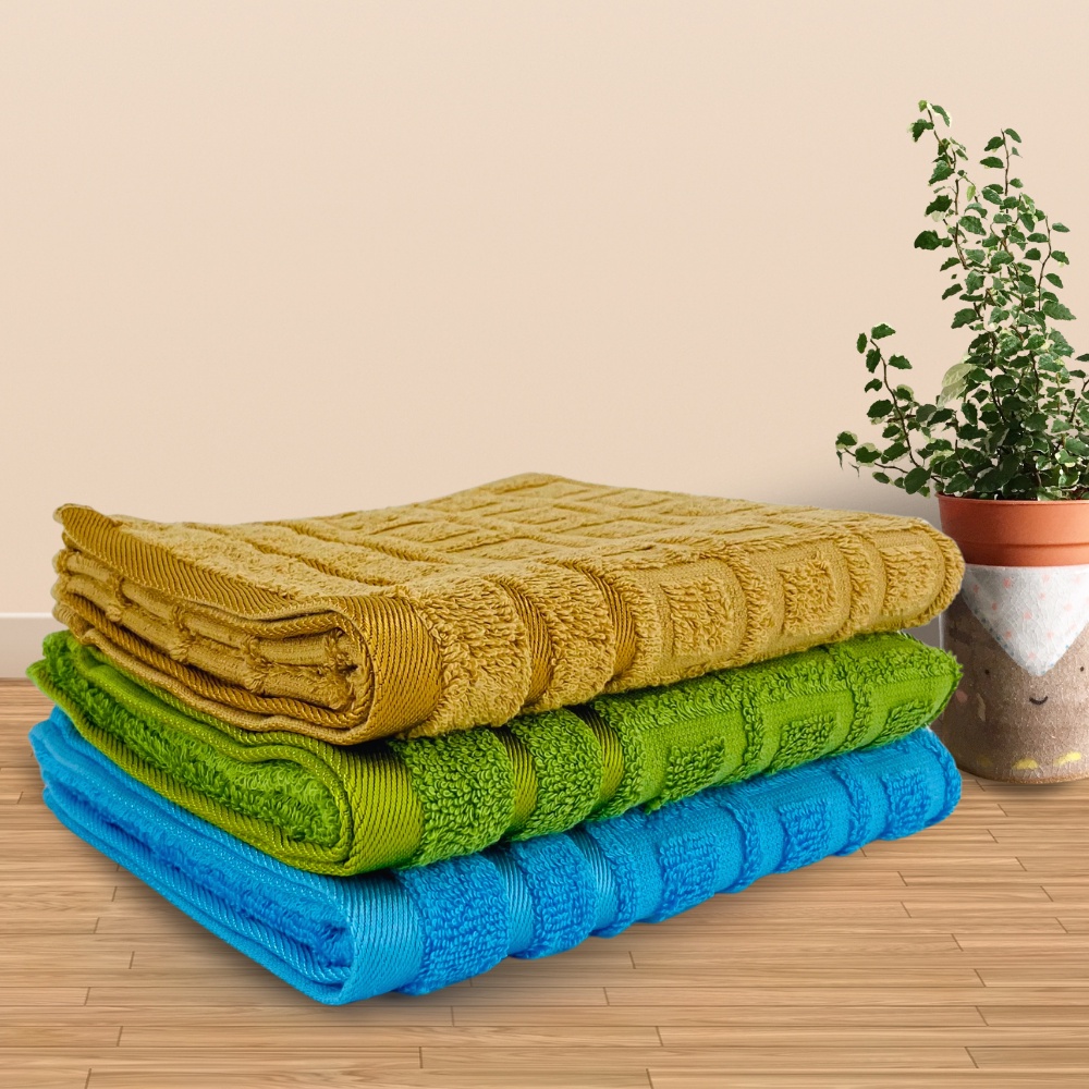 Khăn Tay Cotton Cao Câp Thiện Phú 28x42cm, Khăn Đa Năng S344 Bông Sợi Tự Nhiên Thấm Nước Tốt