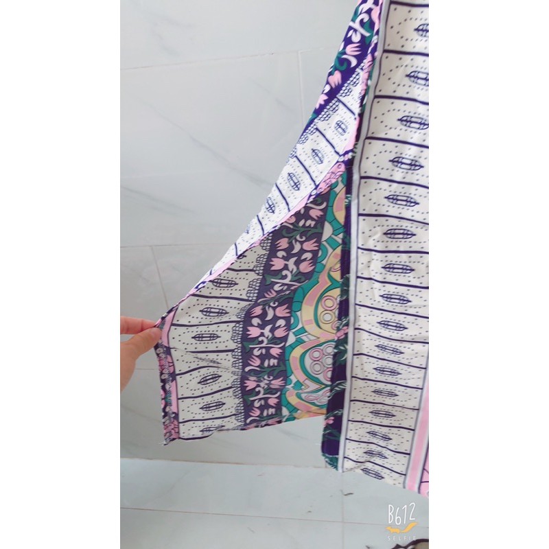 [47-60ký] Đầm maxi đầm lụa chạy thun hai dây có tăng đơ điều chỉnh