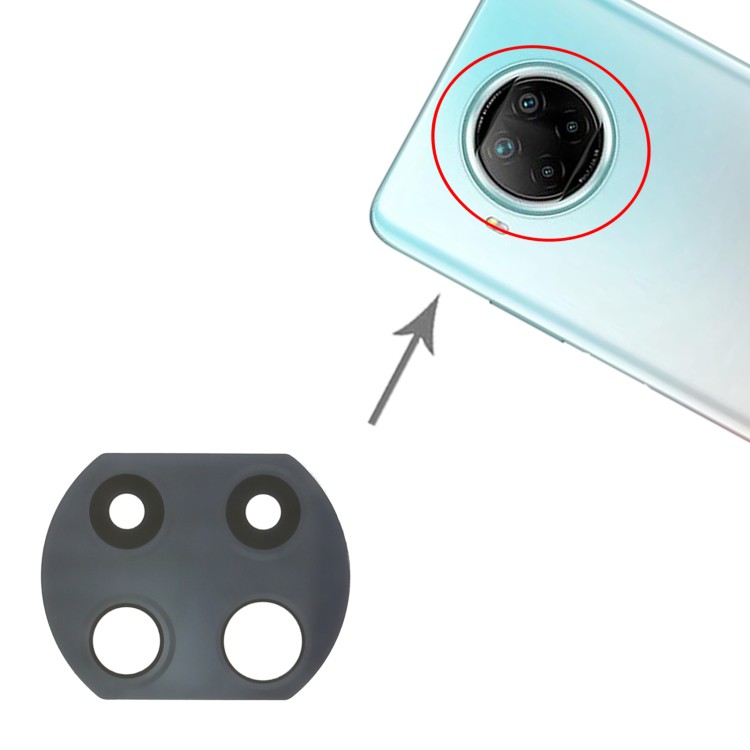 Mặt kính camera sau Xiaomi Redmi Note 9 Pro 5G dành để thay thế mặt kính camera trầy vỡ bể cũ linh kiện thay thế