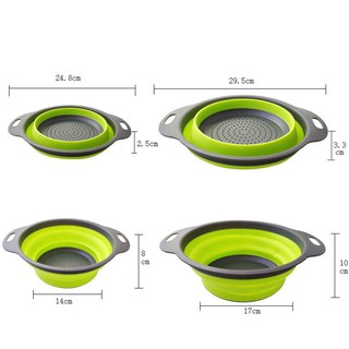 Bộ 2 Rổ Xếp Gọn Cao Cấp