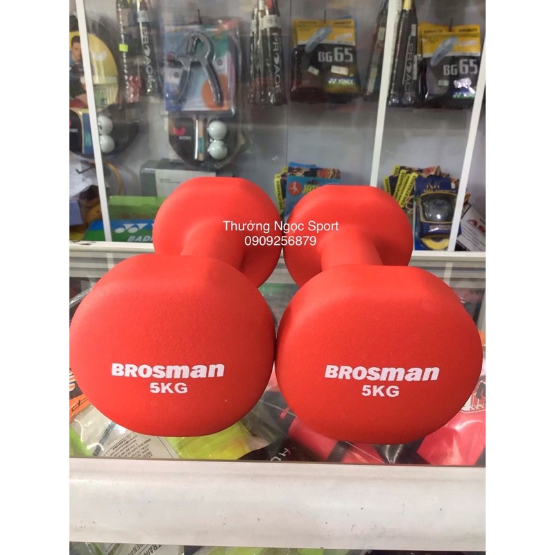 Tạ Sắt 5kg BROSMAN ( hình tại shop) giá 1 cục tạ