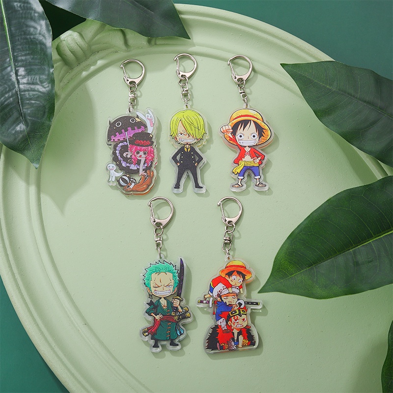 Móc Khóa Hình Nhân Vật Hoạt Hình ONE PIECE Dễ Thương