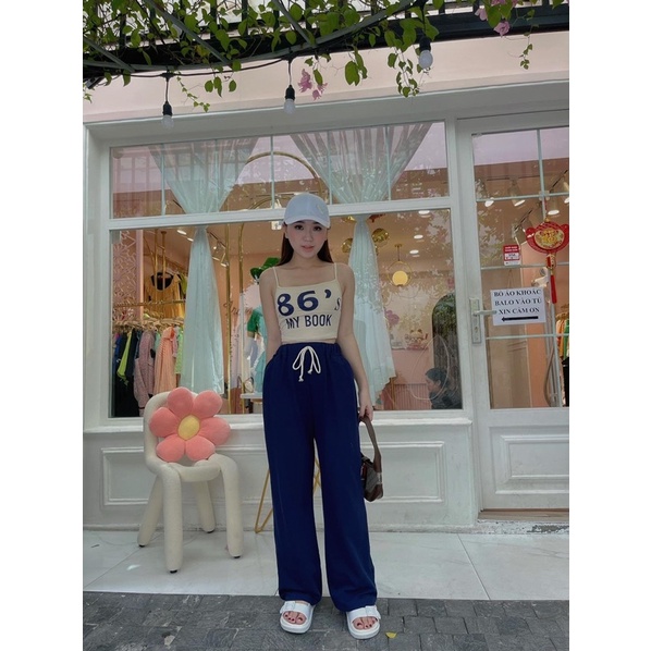 Set Áo Dây 86 Quần Suông