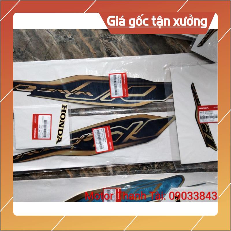 Bộ tem wave A 110 đời 2020 tem zin honda