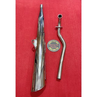 Pô wave đít xéo móc cam xăng dành cho wave a 17-21/ blade / rsx / xe khác nhắn tin