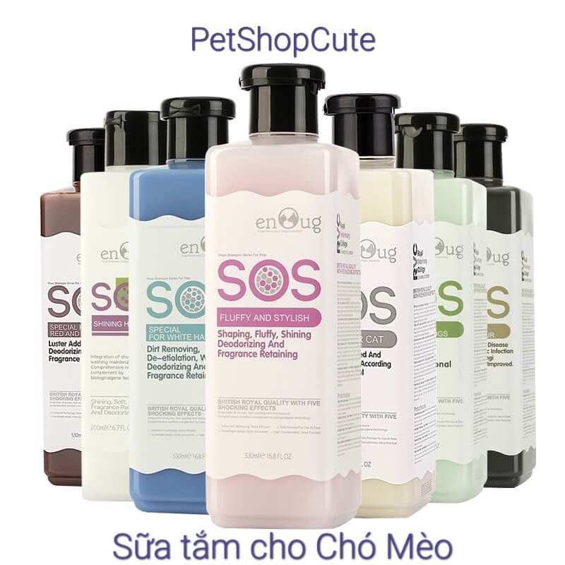 Sữa Tắm SOS chính hãng cao cấp cho Chó Mèo