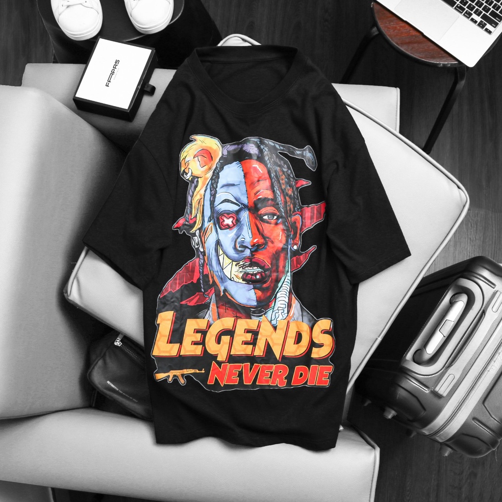 SALE Áo thun cotton in hình độc, lạ 80 - 125kg - mã ATTRON9-22