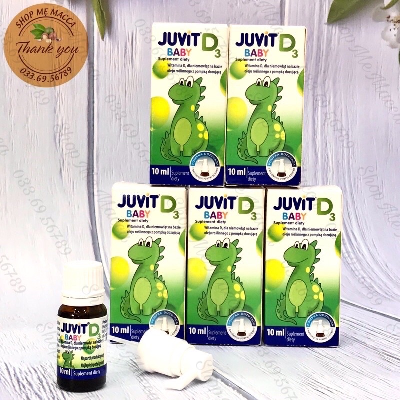 D3 Juvit Baby Dạng Bơm ( xịt)