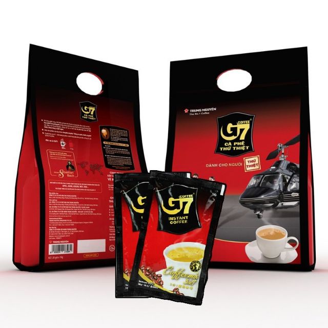 [Trung Nguyên Ecoffee] Cà Phê G7 3in1  - Hòa tan sữa (Bịch 50 gói) - Trung Nguyên Legend