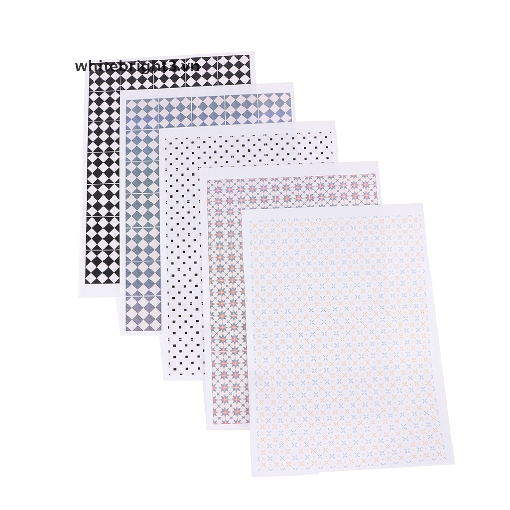 Đề Can Dán Sàn Nhà 1 / 12 Trang Trí Nhà Búp Bê