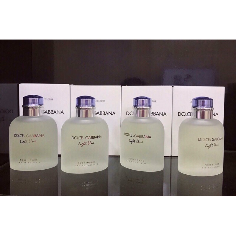 (Tester) Nước hoa nam D&G Dolce and Gabbana Light Blue pour homme 125ML EDT